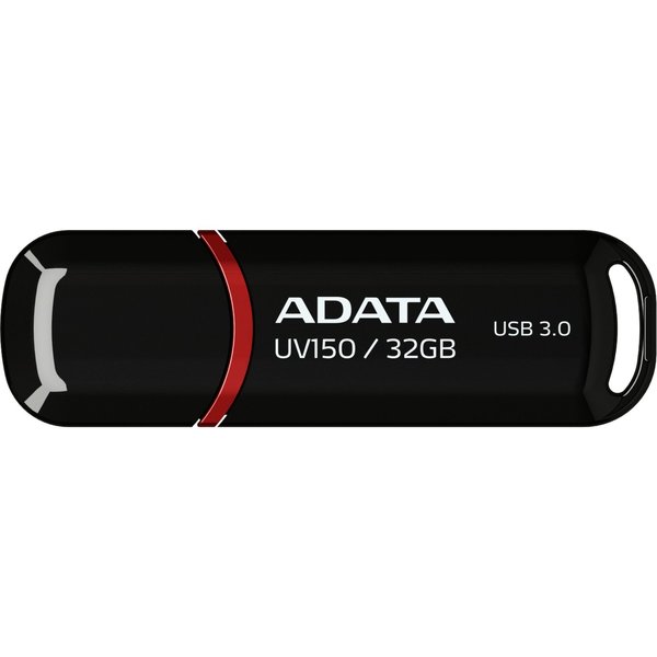 Adata Adata Dashdrive Uv150 32Gb Usb 3.0 Flash Drive Auv150-32G-Rbk (Black) AUV150-32G-RBK